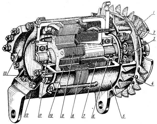 Схема генератора МТЗ 82